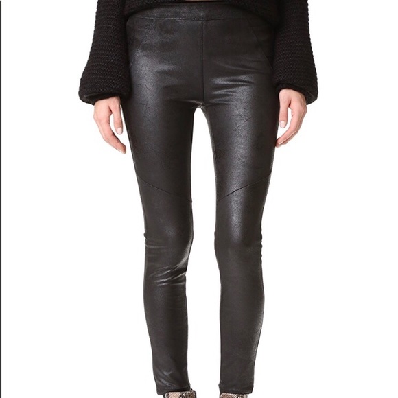 Free People Pants - Free People Faux Leather Never Let Go Leggings